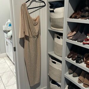 Main Strip one shoulder dress